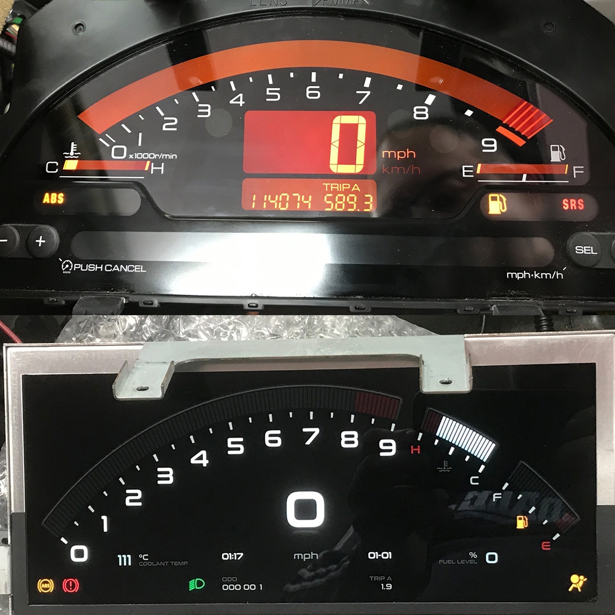 Honda S2000 build series - Part 9 ID4 Cluster