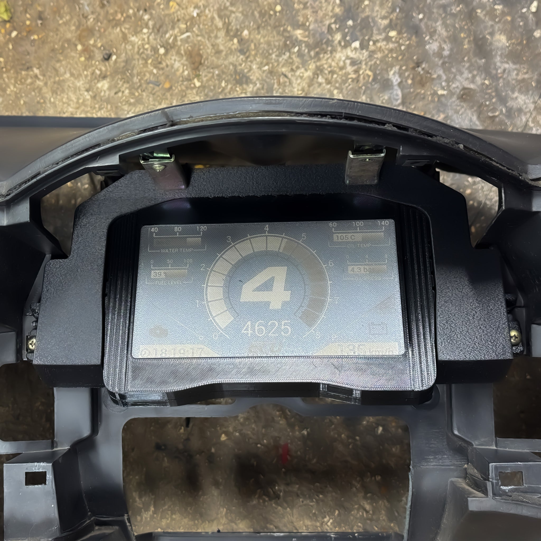 Honda S2000 dash cluster mount