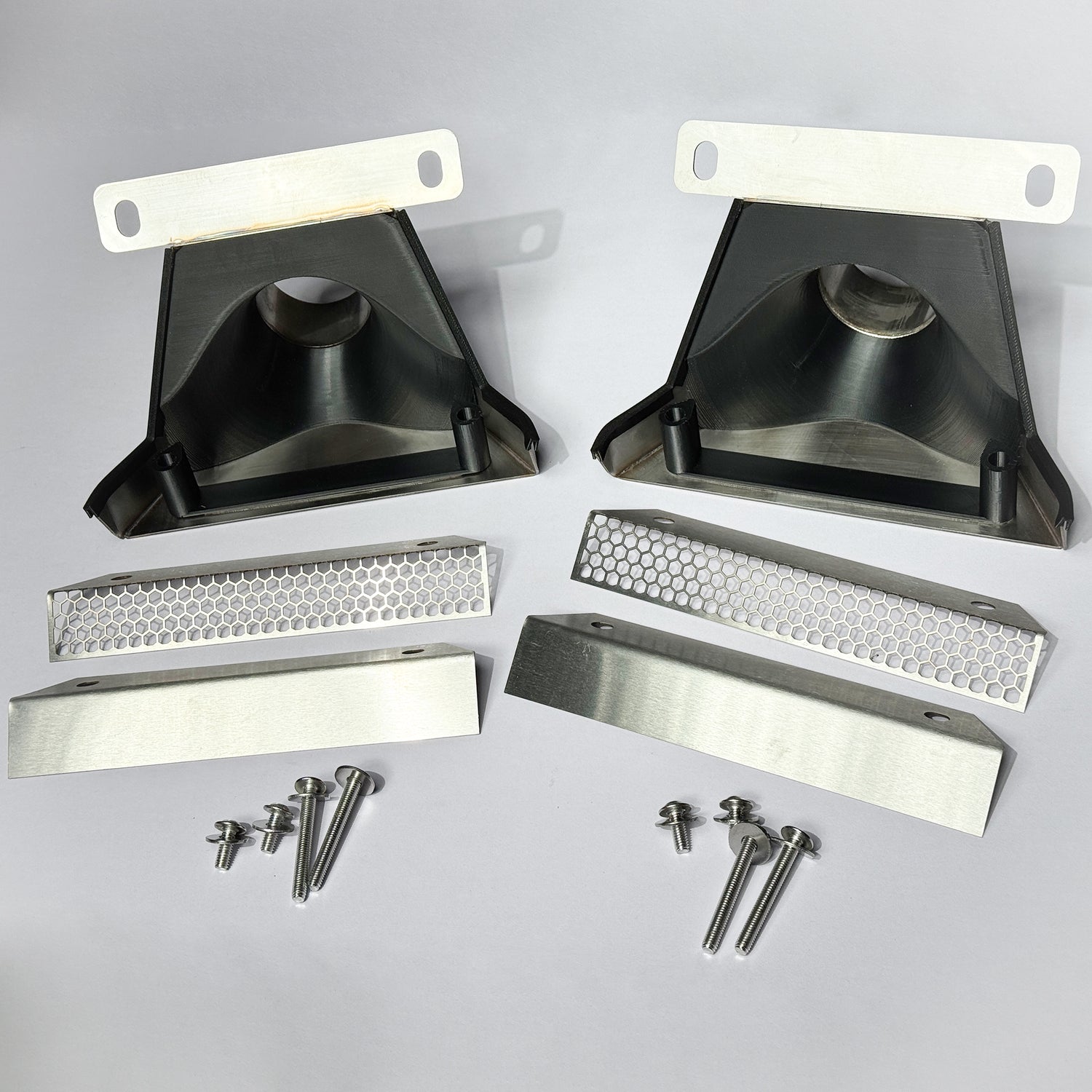 Honda S2000 Stainless Steel Rear Brake Cooling Duct Kit