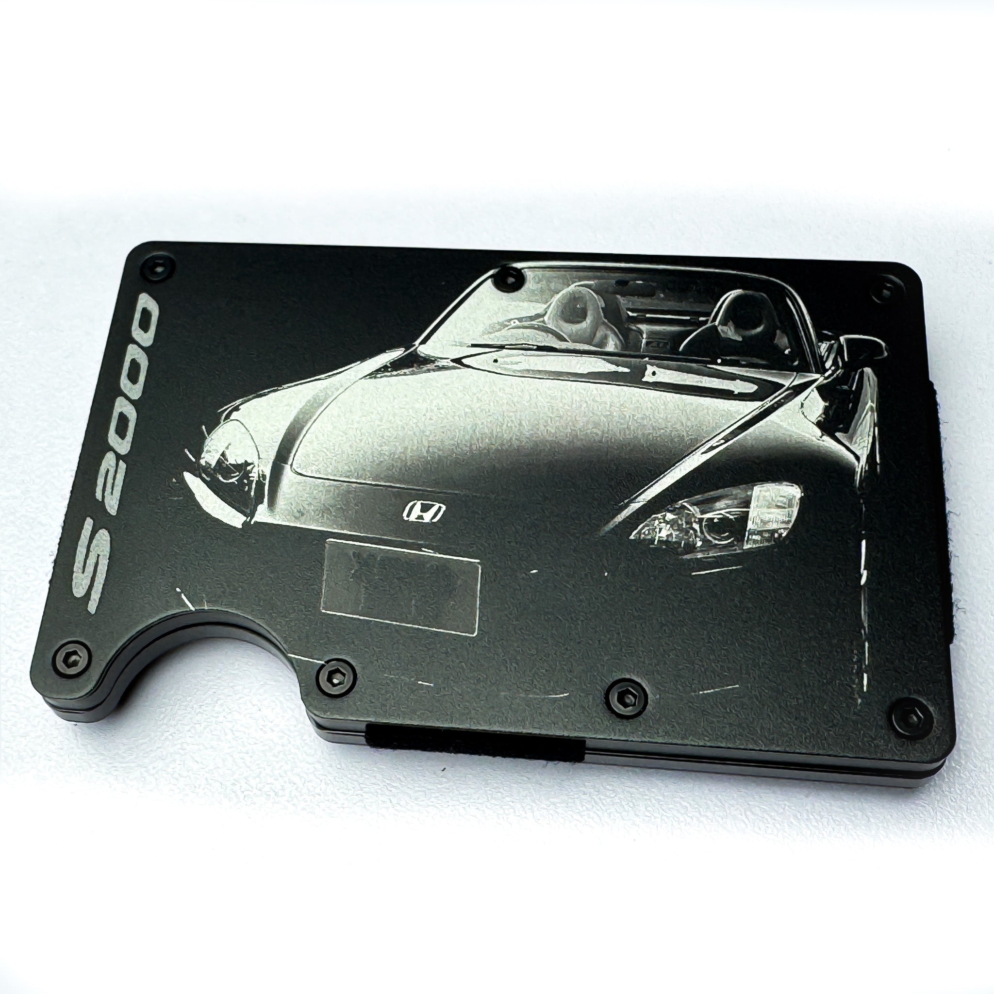 Laser engraved wallet